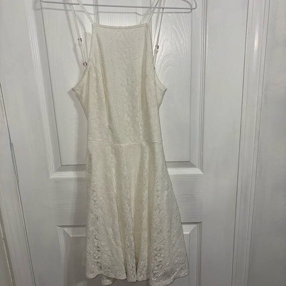 Hollister Dresses & Skirts - Hollister Cream Lace Backless Dress